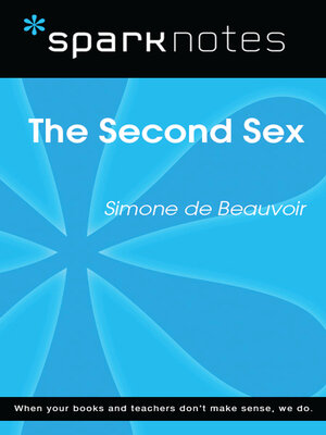 cover image of The Second Sex (SparkNotes Literature Guide)